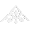 Ekena Millwork Pitch Whitman Architectural Grade PVC Gable Pediment, 48"W x 18"H x 1"P (9/12) GPP048X018X100WHI - alternate 1